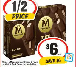 IGA Streets Magnum Ice Creamor Mini offer