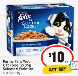 IGA Purina Felix Wet Cat Food offer