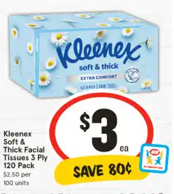 IGA Thick Facial Tissues 3 Ply offer