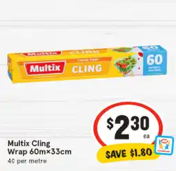 IGA Multix Cling Wrap offer