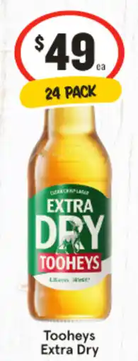 IGA Tooheys Extra Dry offer
