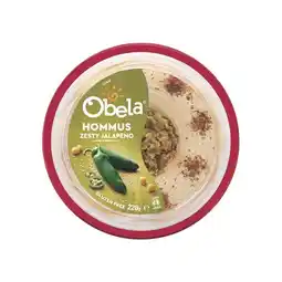 Obela Hommus Dips 220g or Red Rock Deli Dips 135-190g