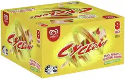 IGA Streets Calippo Minis 10 Pack or Cyclone 8 Pack Selected Varieties offer