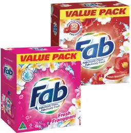 IGA Fab Laundry Powder 4kg Selected Varieties offer