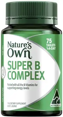 Discount Drug Stores Nature’s Own Super B Complex 75 Tablets offer