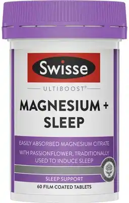 Discount Drug Stores Swisse Ultiboost Magnesium + Sleep 60 Tablets offer