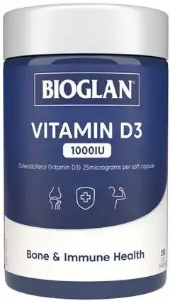 Discount Drug Stores Bioglan Vitamin D3 1000IU 250 Capsules offer