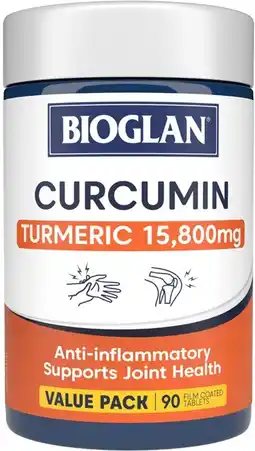 Discount Drug Stores Bioglan Curcumin Turmeric 15,800mg Value Pack 90 Tablets offer