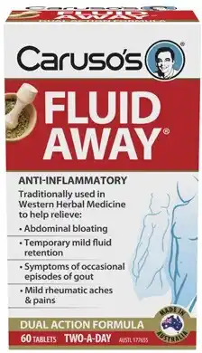 Discount Drug Stores Caruso’s Fluid Away 60 Tablets offer