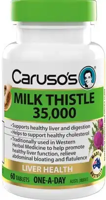 Discount Drug Stores Caruso’s Milk Thistle 35,000 60 Tablets offer