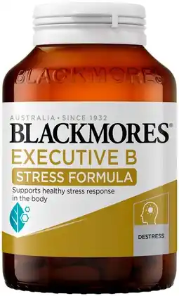 Discount Drug Stores Blackmores Executive B Stress Formula 160 Tablets offer