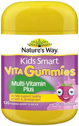 Discount Drug Stores Nature’s Way Kids Smart Vita Gummies Multi-Vitamin Plus 120 Pastilles offer