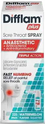 Discount Drug Stores Difflam Plus Anaesthetic Sore Throat Spray 30mL offer