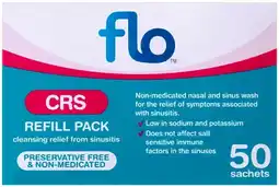 Discount Drug Stores Flo CRS Refill Pack 50 Sachets offer