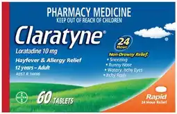 Discount Drug Stores Claratyne Hayfever & Allergy Relief 60 Tablets offer