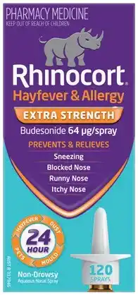 Discount Drug Stores Rhinocort Hayfever & Allergy Extra Strength Nasal Spray 120 Sprays offer