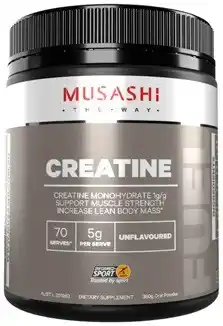 Discount Drug Stores Musashi Creatine Powder Unflavoured 350g offer