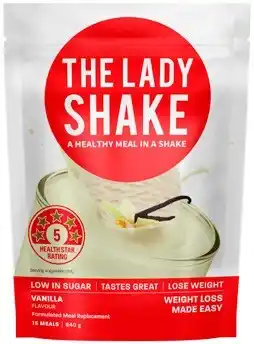 Discount Drug Stores The Lady Shake Vanilla Flavour 840g offer