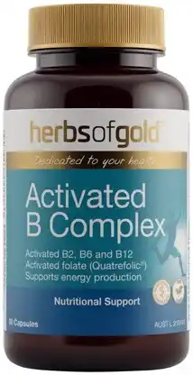 Discount Drug Stores Herbs of Gold Activated B Complex 60 Capsules offer