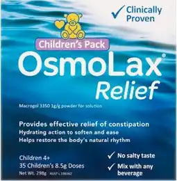 Discount Drug Stores OsmoLax Relief Children’s Pack 298g offer
