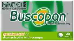 Discount Drug Stores Buscopan 20 Tablets offer