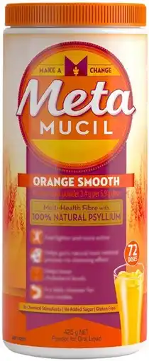Discount Drug Stores Metamucil Orange Smooth 425g offer