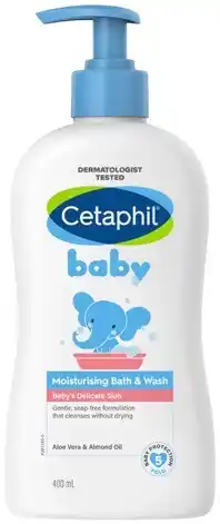 Discount Drug Stores Cetaphil Baby Moisturising Bath & Wash 400mL offer