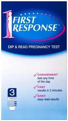 Discount Drug Stores First Response Dip & Read Pregnancy Test 3 Pack offer