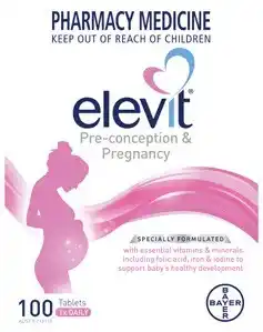 Discount Drug Stores Elevit Pre-Conception & Pregnancy Multivitamin 100 Tablets offer