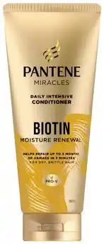 Discount Drug Stores Pantene Miracles Biotin Moisture Renewal Conditioner 350mL offer