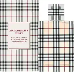 Discount Drug Stores Burberry Brit For Women Eau De Parfum 100mL offer