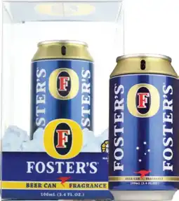Discount Drug Stores Foster’s Beer Can Fragrance Eau De Toilette 75mL offer