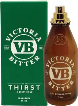 Discount Drug Stores Victoria Bitter Thirst Eau De Toilette 75mL offer