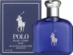 Discount Drug Stores Ralph Lauren Polo Blue for Men Eau de Toilette 75mL offer