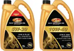 SuperCheap Auto SELECTED Gulf Western SYN-X 5L ENGINE OILS^ offer