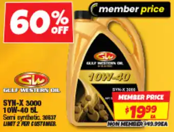 Autobarn Syn-x 3000 10w-40 offer