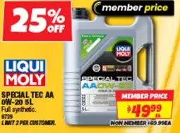 Autobarn SPECIAL TEC AA 0W-20 offer