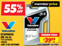 Autobarn SYNPOWER 5W-30 offer