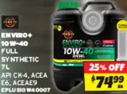 Autobarn ENVIRO+ 10W-40 offer