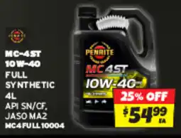 Autobarn MC-4ST 10W-40 FULL SYNTHETIC offer