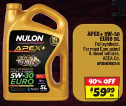 Autobarn APEX+ 5W-30 EURO offer