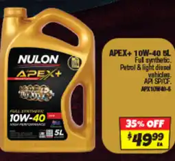 Autobarn APEX+ 10W-40 offer