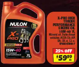 Autobarn X-PRO HIGH TORQUE PERFORMANCE ENGINE OL 15W-40 offer