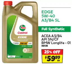 Autobarn EDGE 5W-40 A3/B4 offer