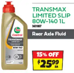Autobarn Transmax limited slip 80w-140 offer