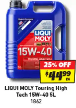 Autobarn LIQUI MOLY Touring High tech 15w-40 offer