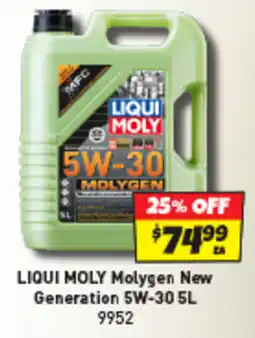 Autobarn Liqui moly molygen new generation 5w-30 offer