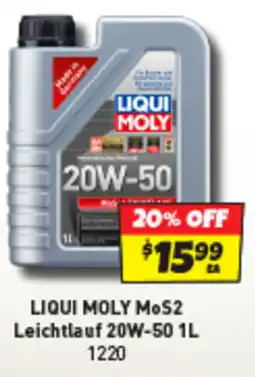 Autobarn LIQUI MOLY MO52 Leichtlauf 20W-50 offer