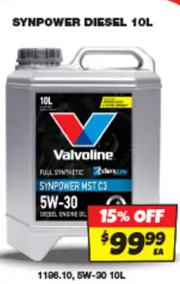 Autobarn Synpower diesel offer