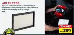Autobarn Air filters offer